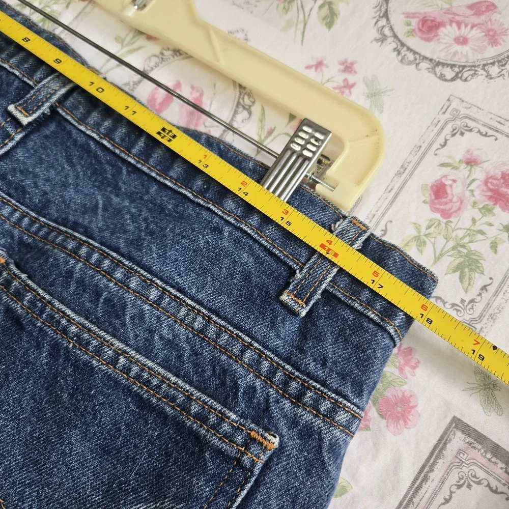 VTG Levi's Orange Tab Straight Leg Jeans Men's W36 L33 Blue Denim Made in USA